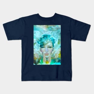 Sea Divine Feminine Kids T-Shirt